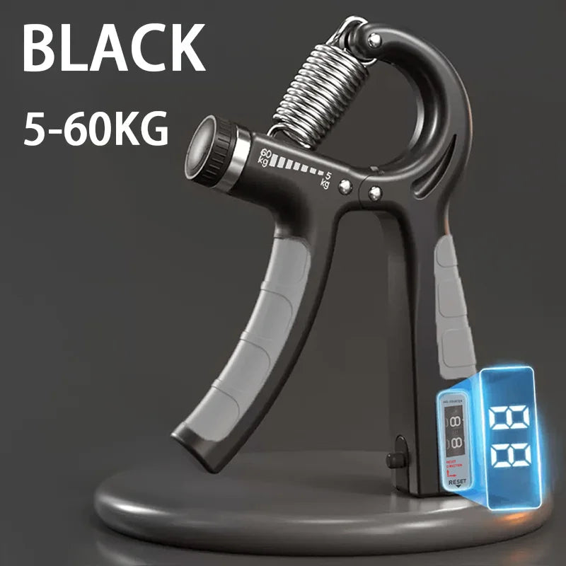 5-60kg Adjustable Hand Grip Strengthener Hand Grip Trainer With Counter Wrist Forearm And Hand Exerciser For Muscle Building