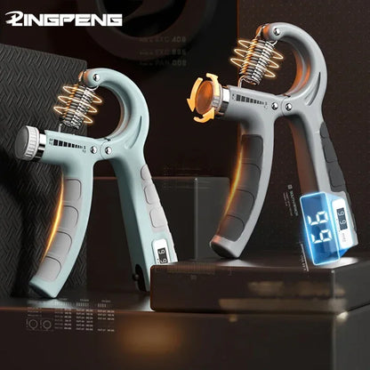5-60kg Adjustable Hand Grip Strengthener Hand Grip Trainer With Counter Wrist Forearm And Hand Exerciser For Muscle Building